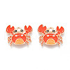 Marine Animals Alloy Enamel Pendants ENAM-T022-34G-1