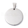 304 Stainless Steel Pendants STAS-Z027-01A-P-3