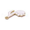 Alloy Enamel Pendants ENAM-M049-04G-F-3