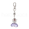 Angel Glass Pendant Decorations HJEW-MZ00261-02-2