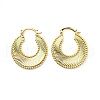 Brass Donut Hoop Earrings for Women EJEW-F296-01G-2