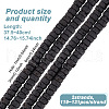 GOMAKERER 2 Strands Natural Lava Rock Beads Strands G-GO0001-53-2