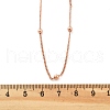 Brass Satellite Chains  Necklaces for Women NJEW-D302-27RG-5