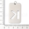 304 Stainless Steel Pendants STAS-M115-01P-K-3