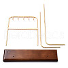 Rectangle Iron Jewelry Display Stands ODIS-F001-04G-3