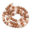 Natural Multi-Moonstone Beads Strands G-J157-6mm-06-01-3