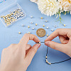 GOMAKERER 100Pcs 2 Colors Brass Spacer Beads KK-GO0001-90-3