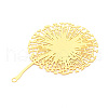Brass Filigree Big Pendants KKC-T003-36G-2