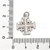 Brass Micro Pave Cubic Zirconia Pendants KK-P308-28P-3