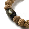 Rudraksha Stretch Bracelets BJEW-B080-31-2