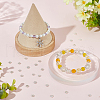 SOFPLATE 600Pcs Alloy Daisy Spacer Beads FIND-SP0002-12B-S-4