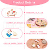 Craftdady 56Pcs 14 Style Rack Plating Alloy Enamel Pendants ENAM-CD0001-25-13