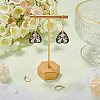 Beebeecraft 4Pcs Brass Leverback Earring Findings KK-BBC0013-86-4