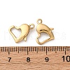 304 Stainless Steel Clasps STAS-L022-518G-3