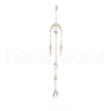 AB Color Glass Teardrop & Octagon Window Hanging Suncatchers HJEW-JM00920-2