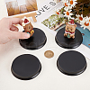Flat Round Polymer Clay Display Base ODIS-WH0025-171B-3