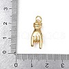 Brass Pendants KK-S528-08G-3