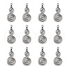 Helix Tibetan Style Alloy Pendants LF0038Y-NF-1