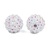 AB-Color Resin Rhinestone Beads RESI-S315-14x16-16-2