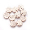 Ion Plating(IP) 304 Stainless Steel Charms STAS-E455-02RG-8mm-2