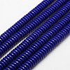Imitation Amber Resin Heishi Beads Strands RESI-A009G-6mm-02-1