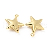 Star Brass Pendants KK-M327-08B-G-2