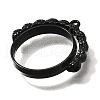 Alloy Open Back Bezel Pendants PALLOY-I223-17EB-2
