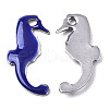 201 Stainless Steel Enamel Charms STAS-N088-17B-2