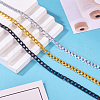 Yilisi 6M 3 Colors Oxidated Aluminium Twisted Chains CHA-YS0001-03-5