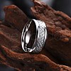 Men's Titanium Steel Finger Rings RJEW-BB27567-A-8-4