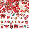 SUNNYCLUE 90Pcs 15 Styles Christmas Opaque Resin Cabochons RESI-SC0005-61-1