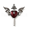 Alloy Enamel Gothic Style Pendants PALLOY-R157-06B-05A-1
