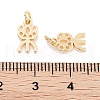 Brass Pendants KK-P271-30G-3