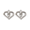 Non-Tarnish 304 Stainless Steel Pendants STAS-F284-06P-2