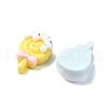 Macaron Color Opaque Resin Decoden Cabochons X-CRES-Q221-01C-2