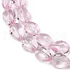 Transparent Glass Beads Strands GLAA-H038-03A-3
