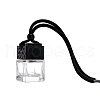 8ML Square Glass Perfume Bottles Air Freshener Diffuser Bottle Hanging Ornaments PW-WG28137-03-1