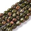 Natural Unakite Beads Strands G-G146-A14-01-1