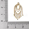 304 Stainless Steel Filigree Pendants STAS-K298-05G-3