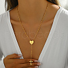 Vintage Stainless Steel Rosary Bead Necklaces CZ7871-3-1