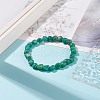 Gemstone Nuggets Beaded Stretch Bracelet for Women BJEW-JB08275-5