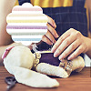 Globleland 12 Yards 6 Colors Nylon Ruffled Elastic Lace Trim OCOR-GL0001-07-6