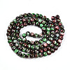 Baking Painted Glass Beads Strands DGLA-N003-8mm-A09-2