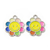 Alloy Enamel Pendants ENAM-B050-04P-01-2