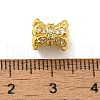 Brass Micro Pave Cubic Zirconia Beads KK-C072-07G-3
