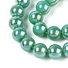 Electroplate Opaque Glass Beads Strands GLAA-T032-P8mm-AB12A-3