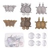 DIY Animal Pendant Jewelry Making Kit DIY-SZ0008-68-7