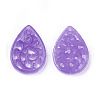 Carved Natural White Jade Pendants G-L495-42A-2