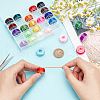 25 Rolls 25 Colors Flat Elastic Crystal String EW-WH0013-29-3