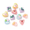20Pcs Opaque Resin Beads RESI-CJ0004-28-9